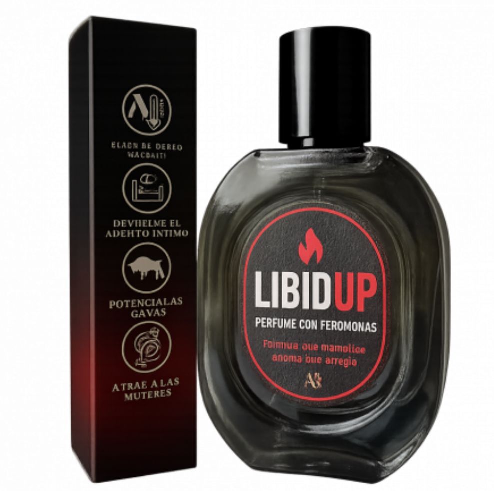 PERFUME VIRAL CON FEROMONAS LIBIDUP (HOMBRE)
