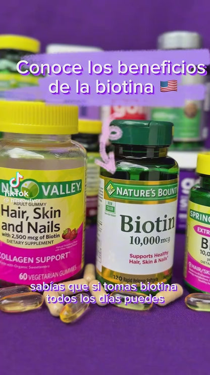 Biotín 10,000 Mcg